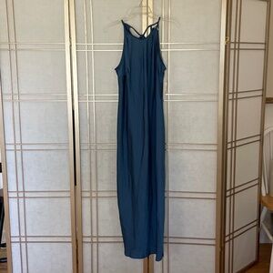 A New Day Silk Blue Dress Brand New